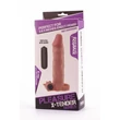 X-tender bőrhatású vibrációs péniszköpeny - 19 cm