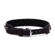 Bőr nyakörv kövekkel Octane crystal collar hot pink