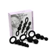 Satisfyer plugs 3 db-os dildó szett (fekete)