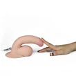 Távirányítós letapasztható realisztikus vibrátor 18 cm - The Ultra Soft Dude vibrating