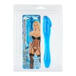 Kétvégű zselés dildó Penis Probe Ex Clear Blue