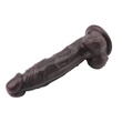 Fashion dude- 8.5 inch cock brown tapadókorongos dildó