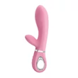Csiklókaros puha szilikon g-pont vibrátor Pretty Love Thomas Pink 20cm