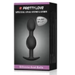Análdugó silicone butt plug Pretty love heavy balls