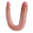U alakú kétvégű dildó King cock