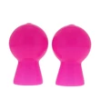 Nipple sucker pair in shiny pink. mellbimbó-izgató vákuumpumpa