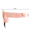 Inflatable realistic cock flesh tapadókorongos dildó
