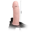 Üreges vibrációs felcsatolható dildó - Hollow Strap-on with Vibration