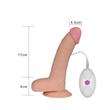 Lovetoy the ultra soft dude herés távirányítós puha dildó