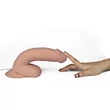 Távirányítós puha herés dildó 22 cm - 8.8" The Ultra Soft Dude - Vibrating Flesh
