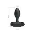 Vibrációs fenékdugó Pretty Love Vibra Butt Plug Black