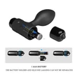 Vibrációs fenékdugó Pretty Love Vibra Butt Plug Black