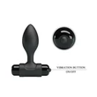 Vibrációs fenékdugó Pretty Love Vibra Butt Plug Black