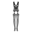 Fekete testharisnya Bodystocking F217 S/M/L