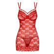 Obsessive 860-che-3 chemise & thong red body