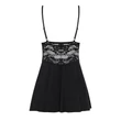 Obsessive fekete babydoll & tanga s/m