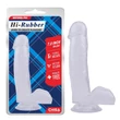 dildó-clear tapadókorongos dildó 18 cm