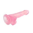 Rózsaszín zselés dildó Dildo-Pink 19,5 cm