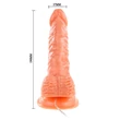 dildó with multi speed rotation flesh with suction base