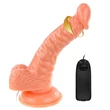 dildó with multi speed rotation flesh with suction base