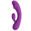 Hajlított g-pont vibrátor csiklóizgató karral Pretty Love Ron purple