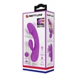 Hajlított g-pont vibrátor csiklóizgató karral Pretty Love Ron purple