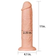 Tapadókorongos dildó Realistic long