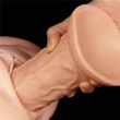 Letapasztható pénisz, Realistic curved dildó tapadókorongos