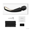 Nagy akkus masszírozó vibrátor Lelo smart wand 2  (fekete)