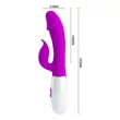 Csiklóizgatós G pont vibrátor Pretty love peter purple