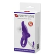 Péniszgyűrű 10 funkciós Pretty love vibrant penis ring purple