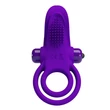 Pretty love vibrant penis ring purple