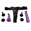 Felcsatolható vibrátor belső dildóval Female harness ultra