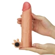 Vibrációs péniszhosszabb ító(+5 cm)Vibrating Silicone Extender