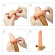 Vibrációs péniszhosszabb ító(+5 cm)Vibrating Silicone Extender