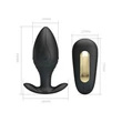 Távirányítós vibrációs anál plug Pretty Love Royal Pleasure Regina