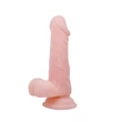 Szuper dildó herezacskóval tapadókoronggal 16,5 cm