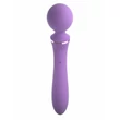 Vibártor és masszírozó egyben lila Fantasy for her duo wand massage-her