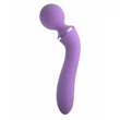 Vibártor és masszírozó egyben lila Fantasy for her duo wand massage-her