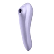Léghullámos csiklóizgató és hüvelyi vibrártor Dual pleasure mauve Satisfyer
