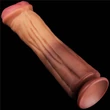 Hatalmas műfallosz Lovetoy 12 dual layered platinum szilikon dildó