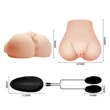 Hagyományos pózban vibrátoros maszturbátor Crazy bull realistic vagina and anal lifelike experiens