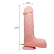 Vibrátor herezacskóval tapadókorongon Barbara 21 cm