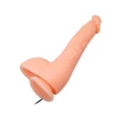 Tapadókorongos pénisz formájú vibrátor Baile skin bonny 25 cm