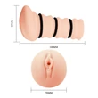 Crazy Bull Rossi Flesh 3D vagina szorítógyűrűkkel