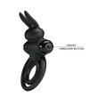 Vibráló péniszgyűrű Vibrant penis ring 3 black