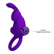 Vibrációs csiklóizgatós péniszgyűrű Pretty Love Vibrant Penis Sleeve 1 Purple