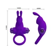 Vibrációs csiklóizgatós péniszgyűrű Pretty Love Vibrant Penis Sleeve 1 Purple