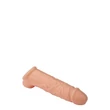 Péniszhosszabbító toldás Realstuff extender with ball strap 17 cm
