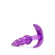 Anál plug golyók B yours triple bead lila